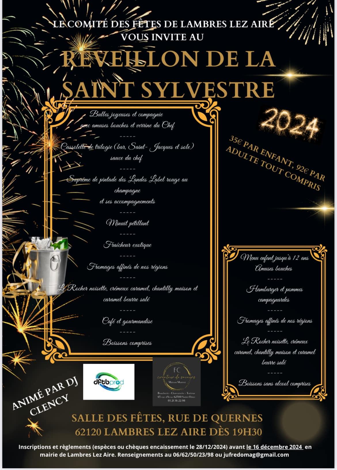 Reveillon de la saint sylvestre 1